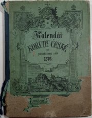 Kalendář koruny české na přestupný rok 1876 - 