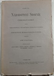 Národopisný sborník, svazek VIII. - 