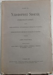 Národopisný sborník, svazek VIII. - 