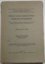 Úkoly a cíle národopisu československého - 