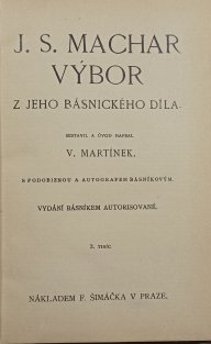 J. S. Machar výbor z jeho básnického díla