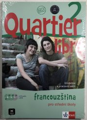 Quartier libre 2 učebnice a pracovní sešit + 2 CD + DVD - Francouzština pro střední školy