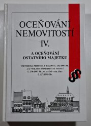 Oceňování nemovitostí IV.  a oceňování ostatního majetku - 