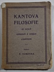 Kantova filosofie ve svých vztazích k vědám exaktním - 