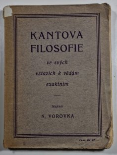 Kantova filosofie ve svých vztazích k vědám exaktním