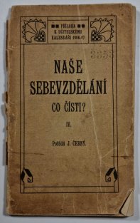 Naše sebevzdělání - Co čísti?  IV.