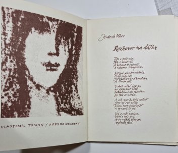 Básně Jindřicha Uhera - Vlastimil Toman grafika