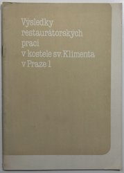 Výsledky restauratorských prací v kostele sv. Klimenta v Praze 1 - 