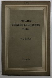 Počátky českého dělnického tisku - 