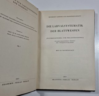 Die larvalsystematik der blattwespen