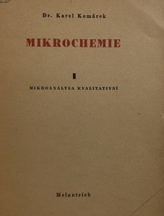 Mikrochemie 1-mikroanalysa kvalitativní