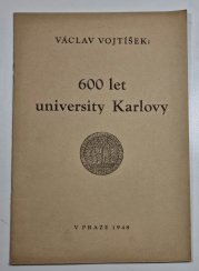 600 let university karlovy - 