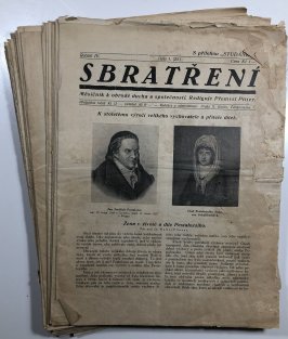 Sbratření - konvolut ročník IV.-VIII. 1924 - 1928  36 čísel