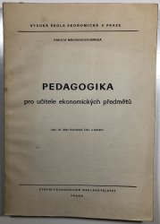 Pedagogika pro učitele ekonomických předmětů - 
