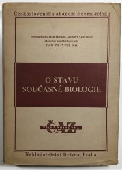 O stavu současné biologie - 