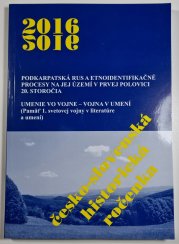 Česko-slovenská historická ročenka2016 - 