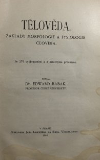 Tělověda - základy morfologie a fysiologie člověka