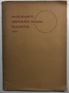 Kruh solistů městských divadel pražských 1940