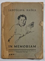 In Memoriam Jaroslava Haška - 
