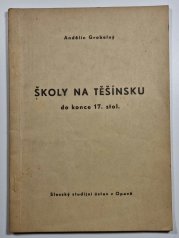 Školy na Těšínsku do konce 17.století - 
