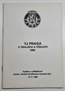 TJ Praga v údajích a číslech 1985