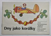 Dny jako korálky - omalovánky - omalovánky s textem