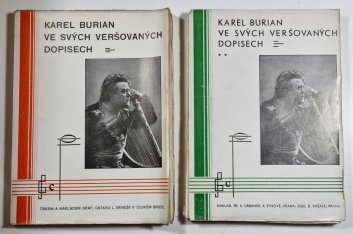 Karel Burian ve svých veršovaných dopisech 1 + 2