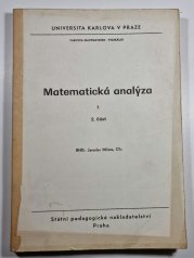 Matematická analýza I. díl / 2. část - 