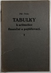 Tabulky k aritmetice finanční a pojišťovací - 