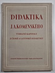 Didaktika J. A. Komenského - Vybrané kapitoly z české a latinské didaktiky