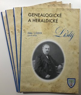 Genealogické a heraldické listy 1- 4/2019