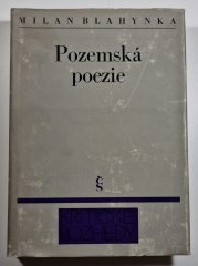 Pozemská poezie - Kapitoly k české poezii 1945-1975