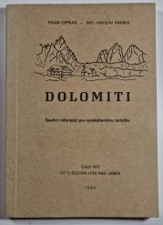 Dolomiti - Souhrn informací pro vysokou turistiku