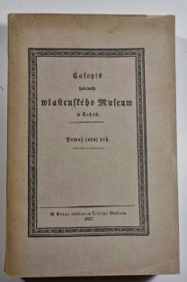 Časopis Společnosti wlastenského museum w Čechách ( reprint 1827 ) - Časopis společnosti vlastenského Museum v Čechách