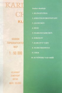 Karlovarsko / Chebsko - 1:50000 soubor 10 map