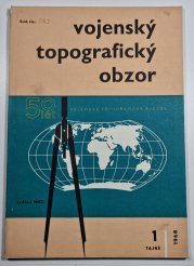 Vojenský topografický obzor 1/1968 tajné - Sborník topografické služby MNO