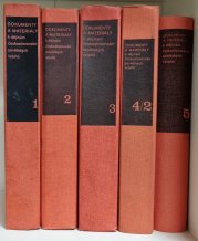 Dokumenty a materiály k dějinám československo-sovětských vztahů  sv. 1, 2, 3, 4/2 a 5 - 