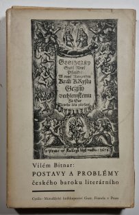 Postavy a problémy českého baroku literárního