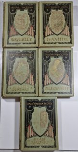 Spisy Waltera Scotta - Waverley, Ivanhoe, Quentin Durward, Železná pěst, Hrabě pařížský
