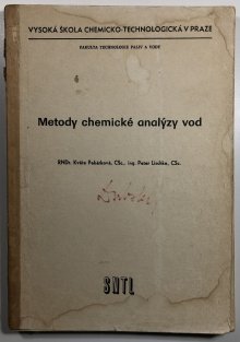 Metody chemické analýzy vod