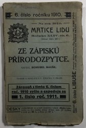Matice lidu - Ze zápisků přírodovědce 6/1910 - 
