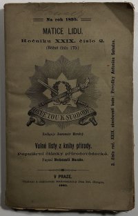 Matice lidu - Volné listy z knihy přírody 2/1895