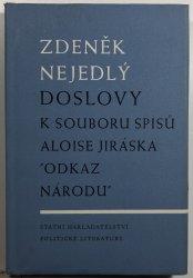 Doslovy k souboru spisů Aloise Jiráska 