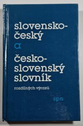 Slovensko-český a česko-slovenský slovník rozdílných výrazů - 