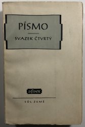 Písmo - svazek čtvrtý - 