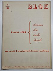 Blok III./ 4 - Umění v ČSR na cestě k socialistickému realismu