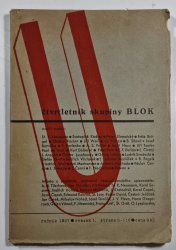 U - čtvrtletník skupiny Blok 1/1937 - 