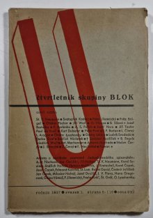 U - čtvrtletník skupiny Blok 1/1937