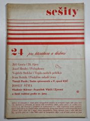 Sešity 24/1968 - pro literaturu a diskusi - 