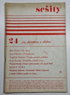 Sešity 24/1968 - pro literaturu a diskusi